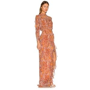 Rococo Sand Lar Midi Dress in Bronze